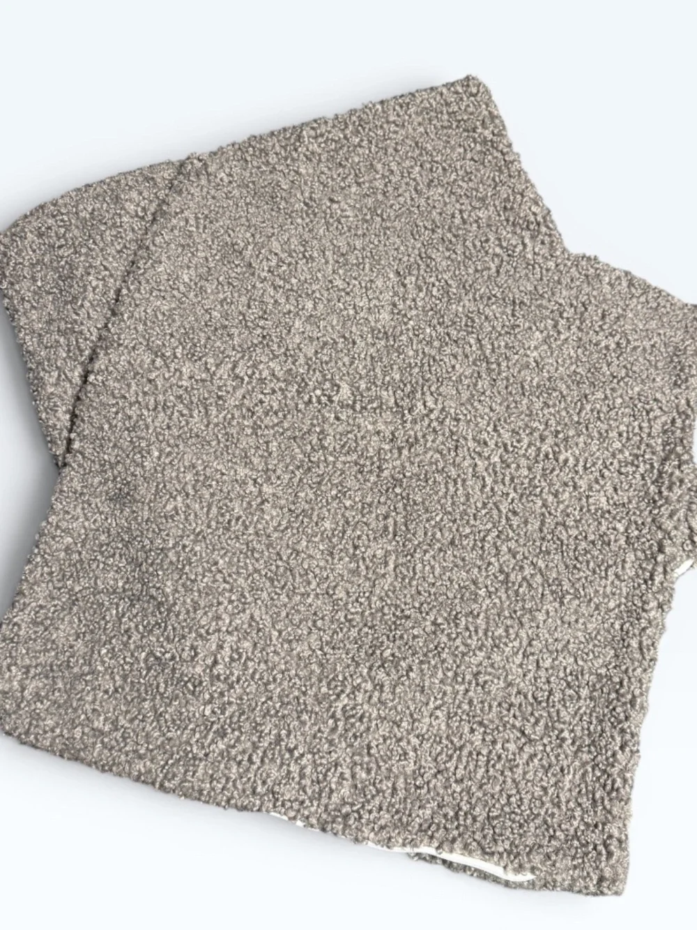 NOT FOR SALE - NWOT Teddy Boucle Pillow Covers Set of 2 22x22